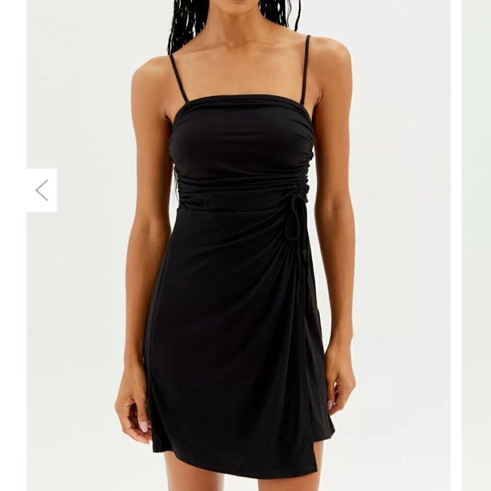 NWT Urban Outfitters Women's Size Medium Black Jones Cinched Mini Dress